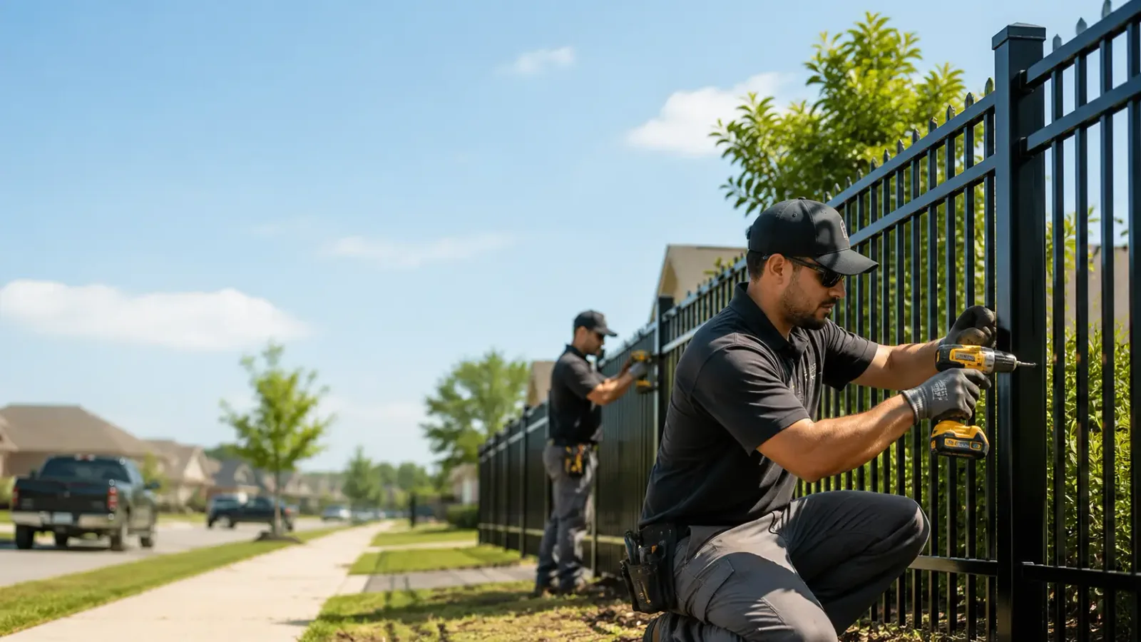 Metal Fence Installation in Falun, KS